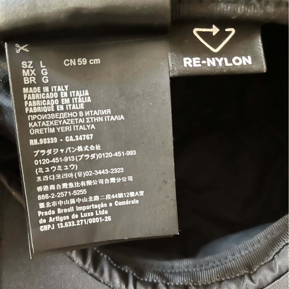 Prada Re-Nylon Fisherman Cap - L - Picture 9 of 10